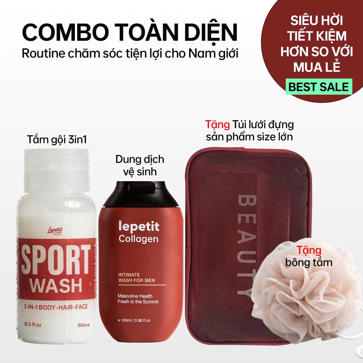 Combo toàn diện cho nam giới